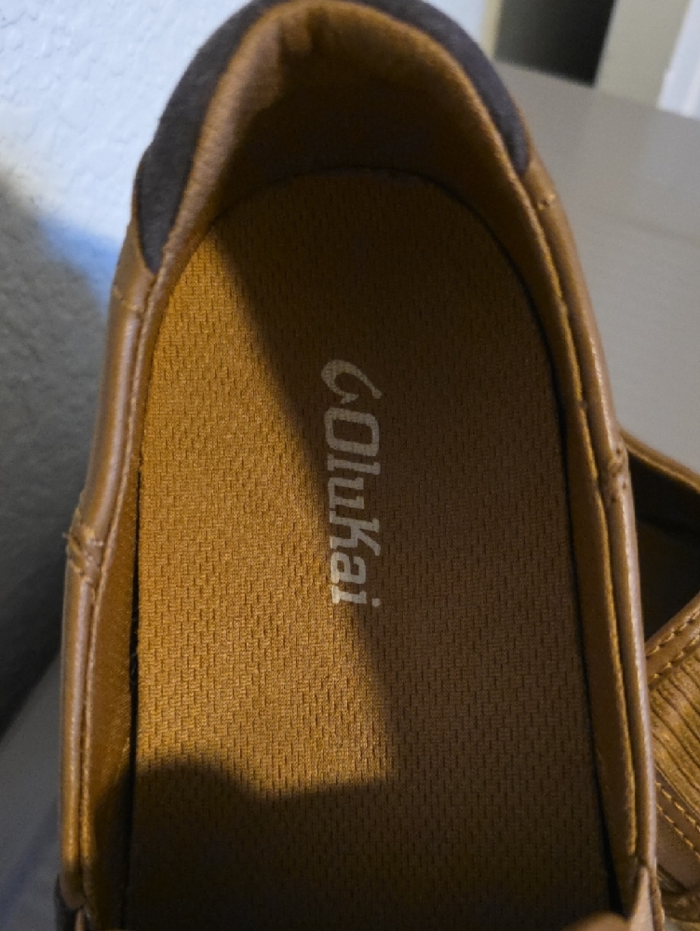 Men's Olukai Lae' Ahi Kapa Slip-On Corduroy Casual Shoes - Tan - Picture 2 of 6